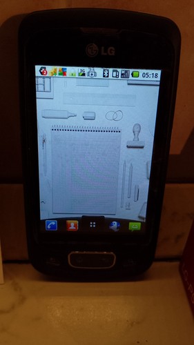Telefono cellulare p500 - telefono,